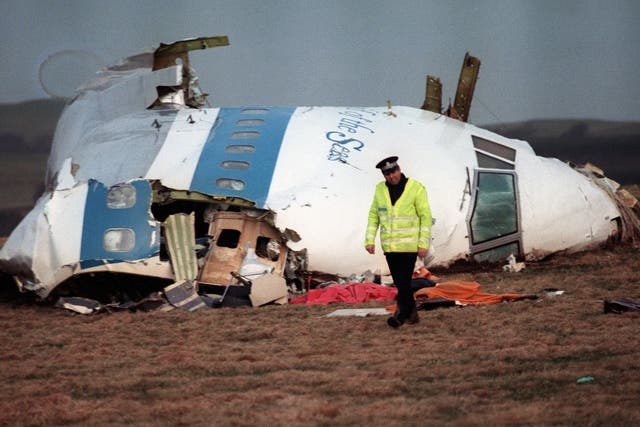 <p>Pan Am flight 103 was brought down over Lockerbie, Scotland, in 1988, killing 270 people</p>