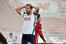 Mourinho blames wasteful Spurs finishing for failure to beat Liverpool