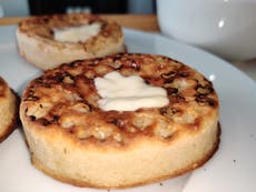 Warburtons crumpet contains twice the salt as two portions of fries