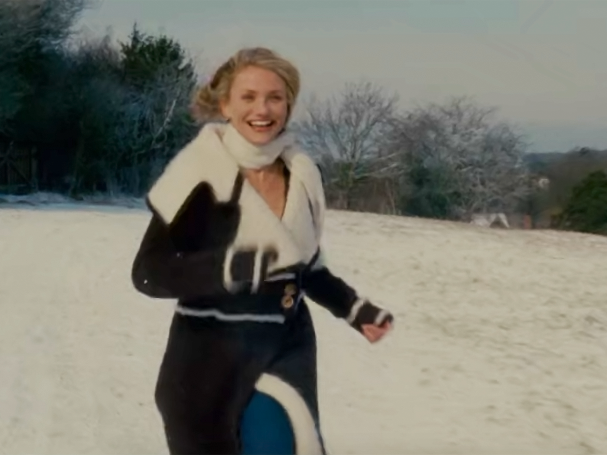 Cameron Diaz ‘ran through mud and hills’ for a week to film infamous scene in The Holiday