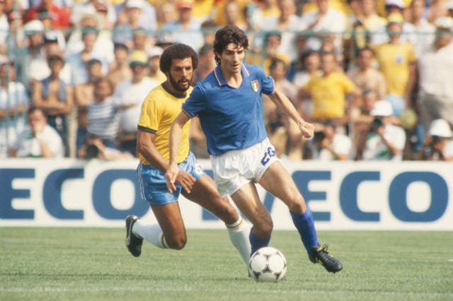 Rossi became a national hero when he scored a memorable hat-trick against Brazil in 1982