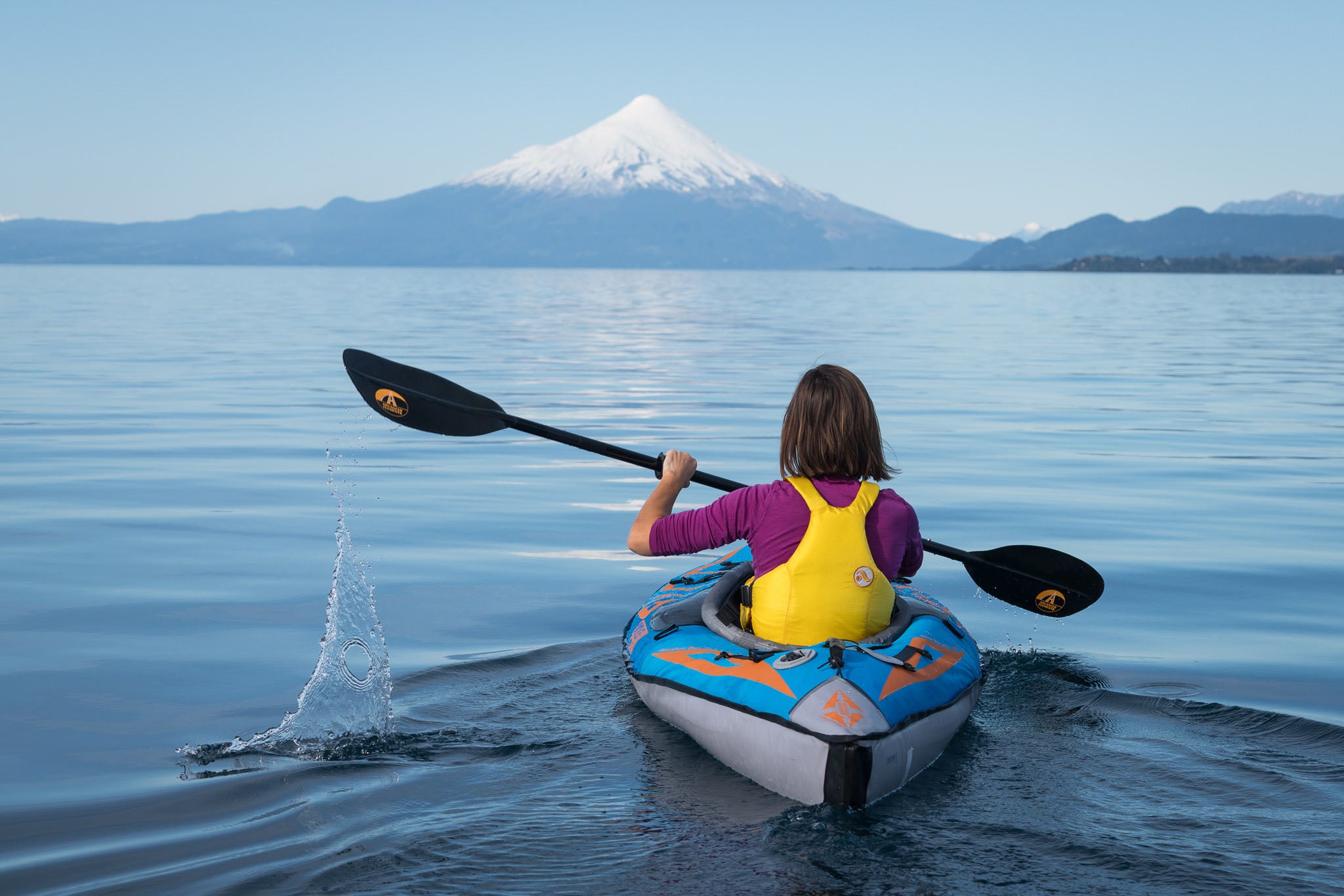 Kayaking on Lago Llanquihue