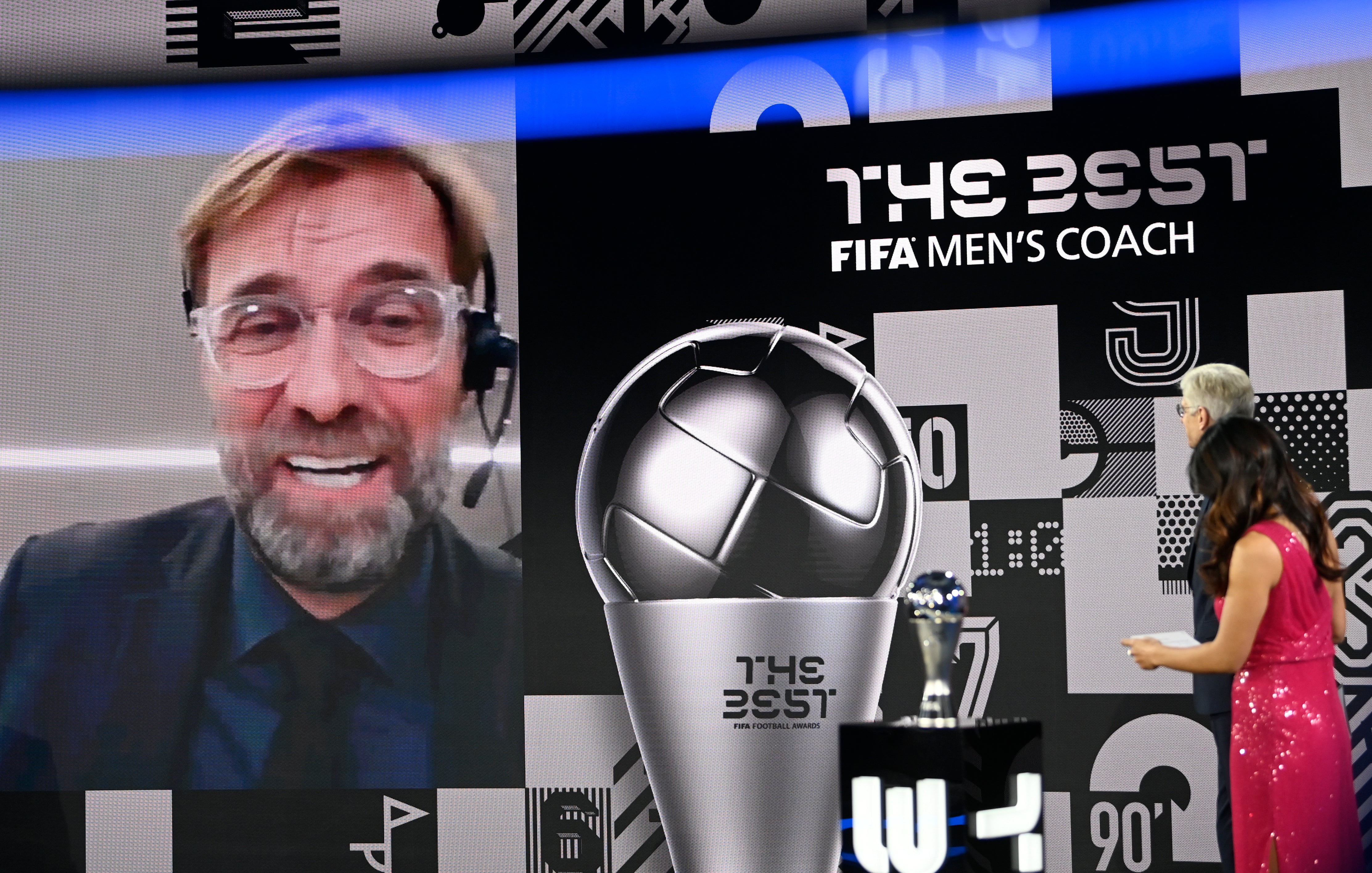 Klopp was crowned Fifa Best men’s coach of the year