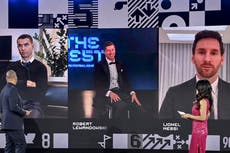 Lewandowski wins men’s prize at Best Fifa Football Awards