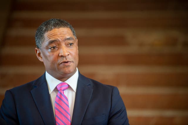 Cedric Richmond, pictured on 17 November, has started a 14-day quarantine after two positive coronavirus tests.