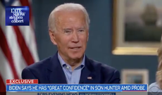 Biden says attacks on his son are ‘kind of foul play’ to get to him
