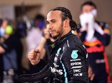 ‘I’ve had something different driving me’: Hamilton looks back on 2020