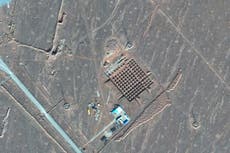 Satellite photos show Iran construction at underground nuclear site