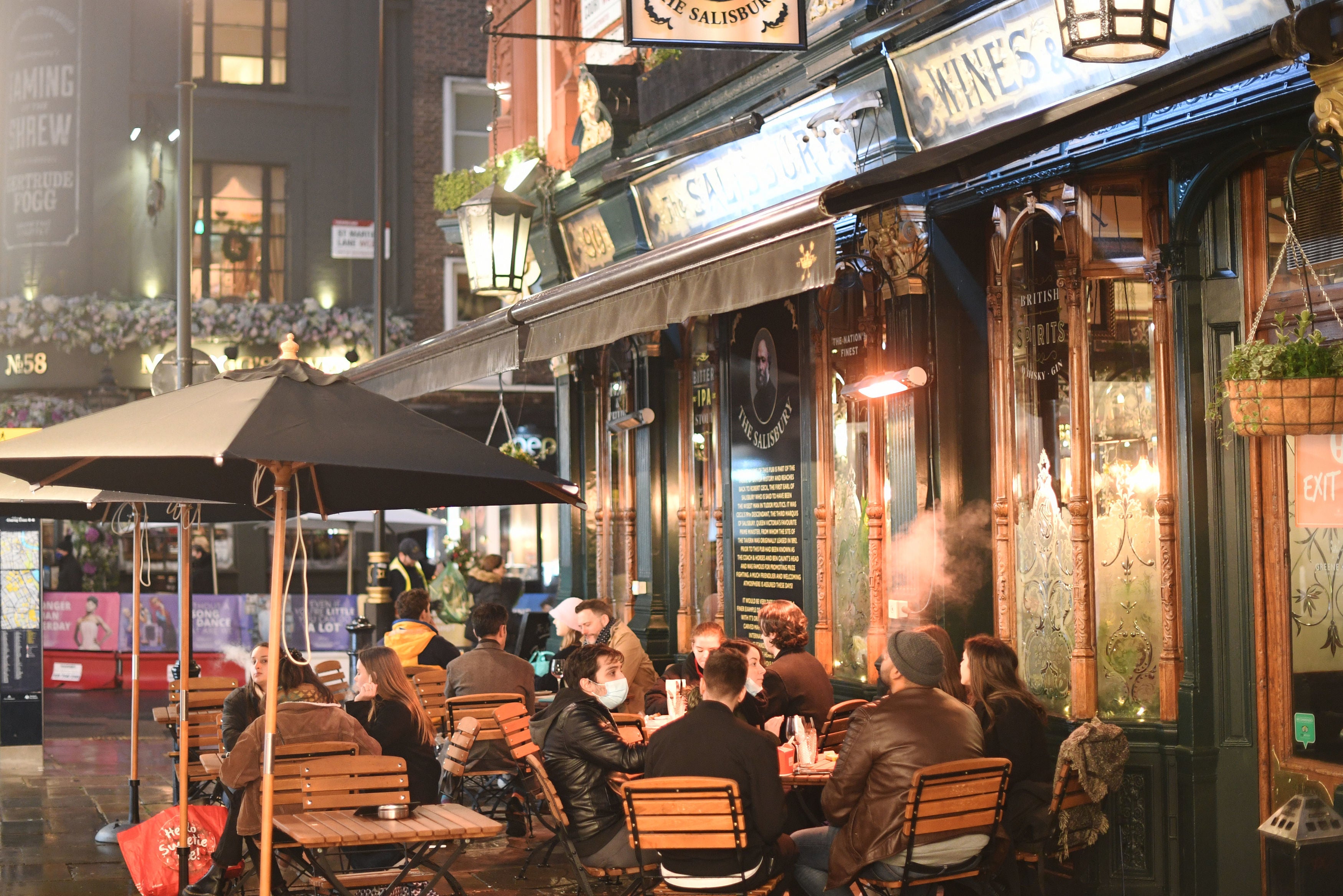 Pubs in London and other Tier 3 areas can only provide food and drink as a takeaway service