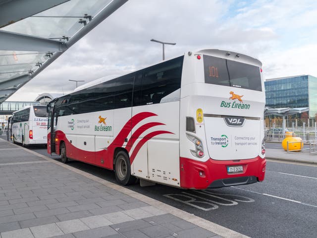 The incident occurred on a Bus Eireann  vehicle