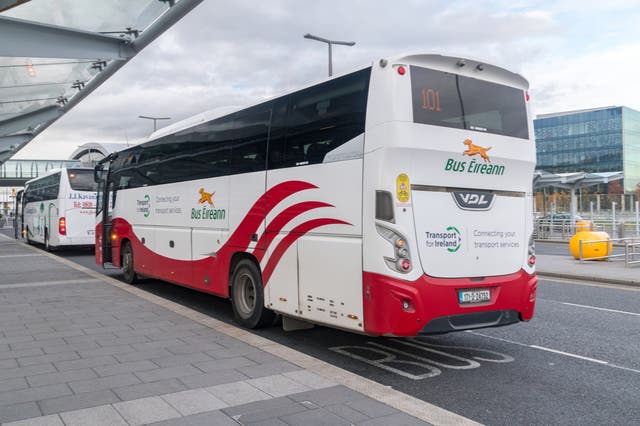 The incident occurred on a Bus Eireann  vehicle