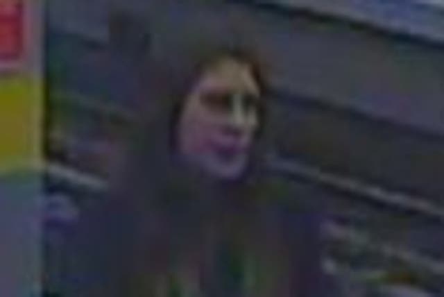 The woman British Transport Police wish to speak with in connection with the Langdon Park attack