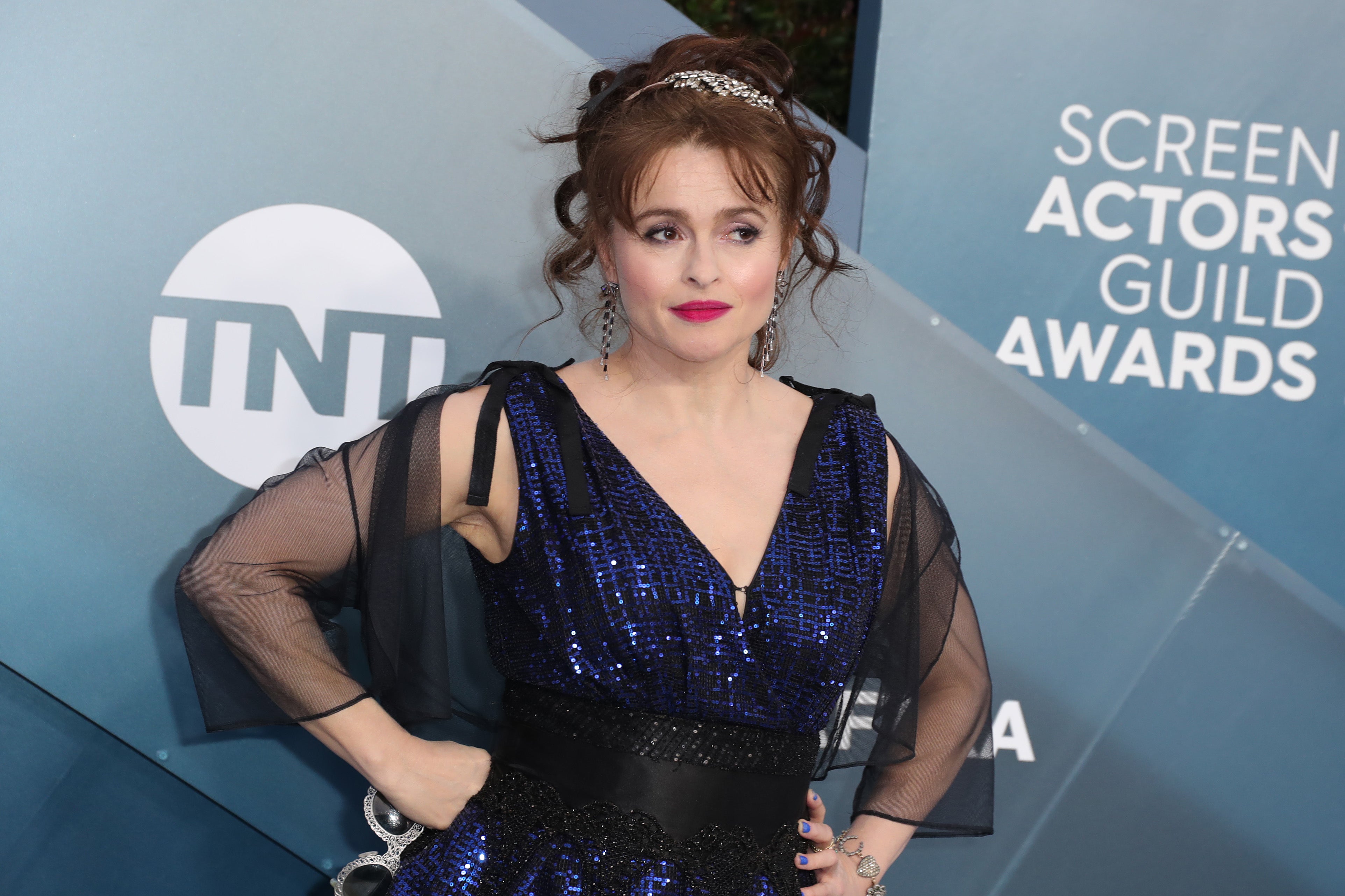 Helena Bonham Carter pictured earlier this year at the 26th Annual Screen Actors Guild Awards in January