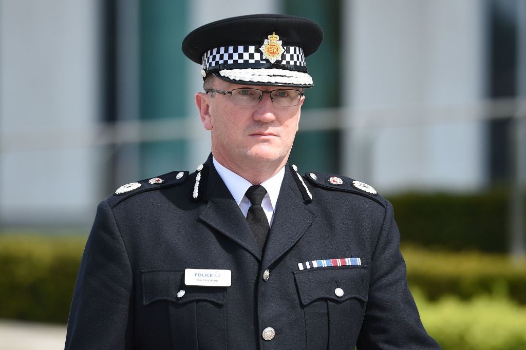 Chief constable of Greater Manchester Police Ian Hopkins has stepped down from his role