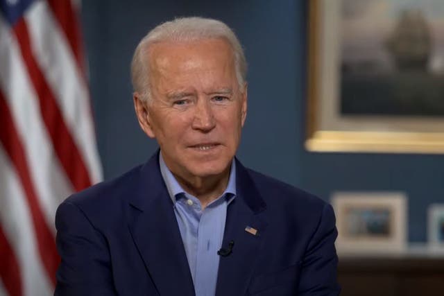Joe Biden discusses Sen. Lindsey Graham with Steven Colbert on The Late Show 