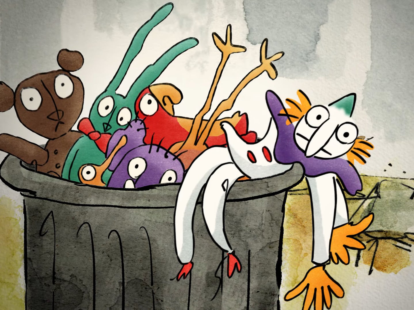 A still from Quentin Blake’s Clown