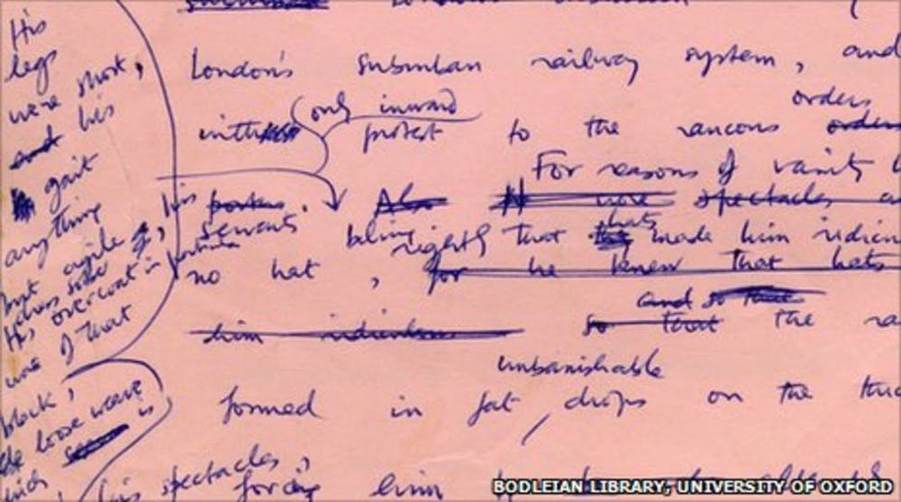 David Cornwell’s manuscripts show the evolution of his writing process