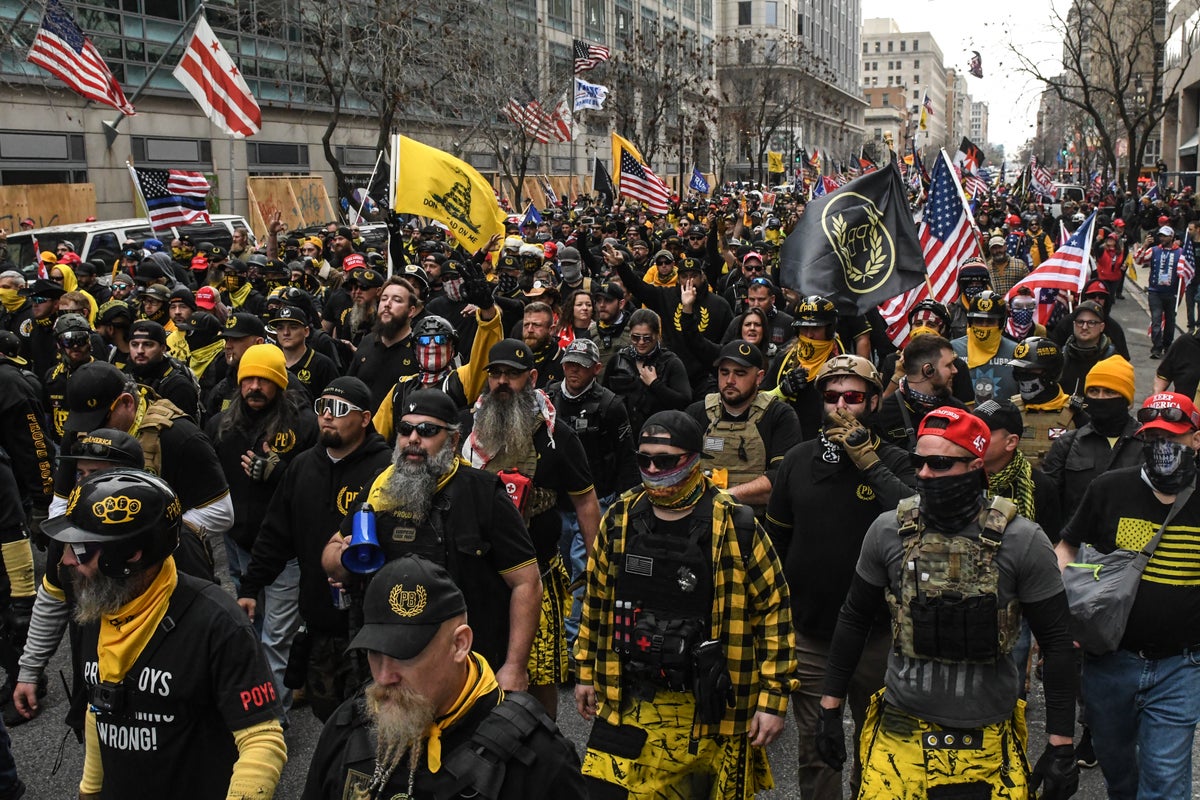 I Am Not Ashamed Of What I Did Proud Boys Leader Admits Burning Church S Black Lives Matter Sign The Independent