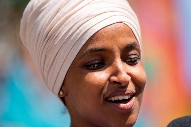 <p>Ilhan Omar blames Trump's 'criminal neglect' for her father's death from coronavirus</p>