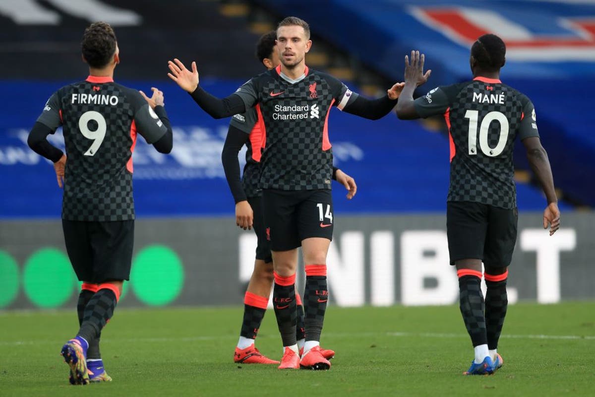 Jordan Henderson praises ‘ruthless’ Liverpool performance after seven-goal demolition of Crystal Palace