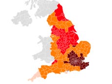 Coronavirus restrictions mapped: Which tier is your area in?