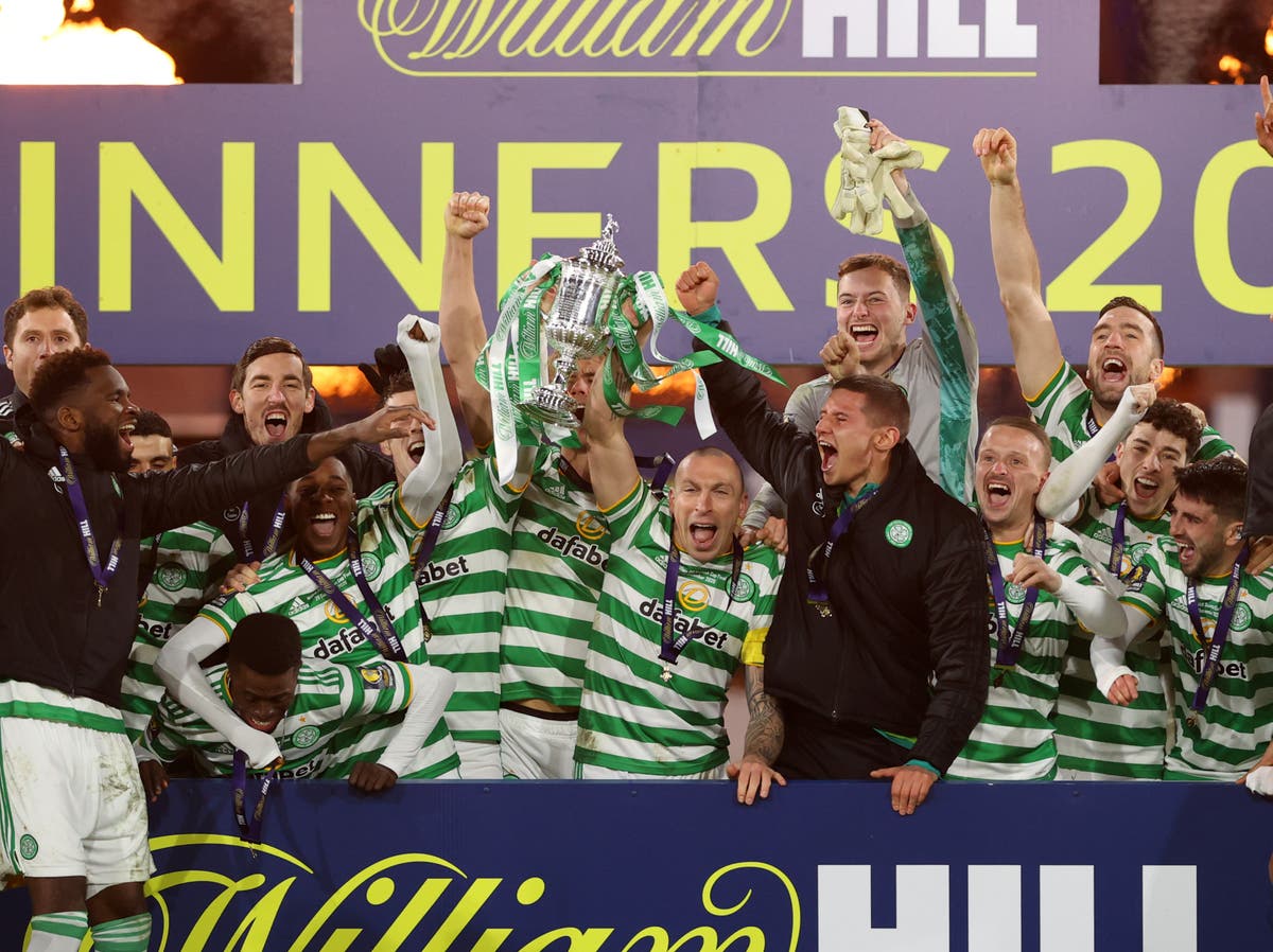 Celtic beat Hearts on penalties to lift Scottish Cup and seal historic ‘quadruple-treble’