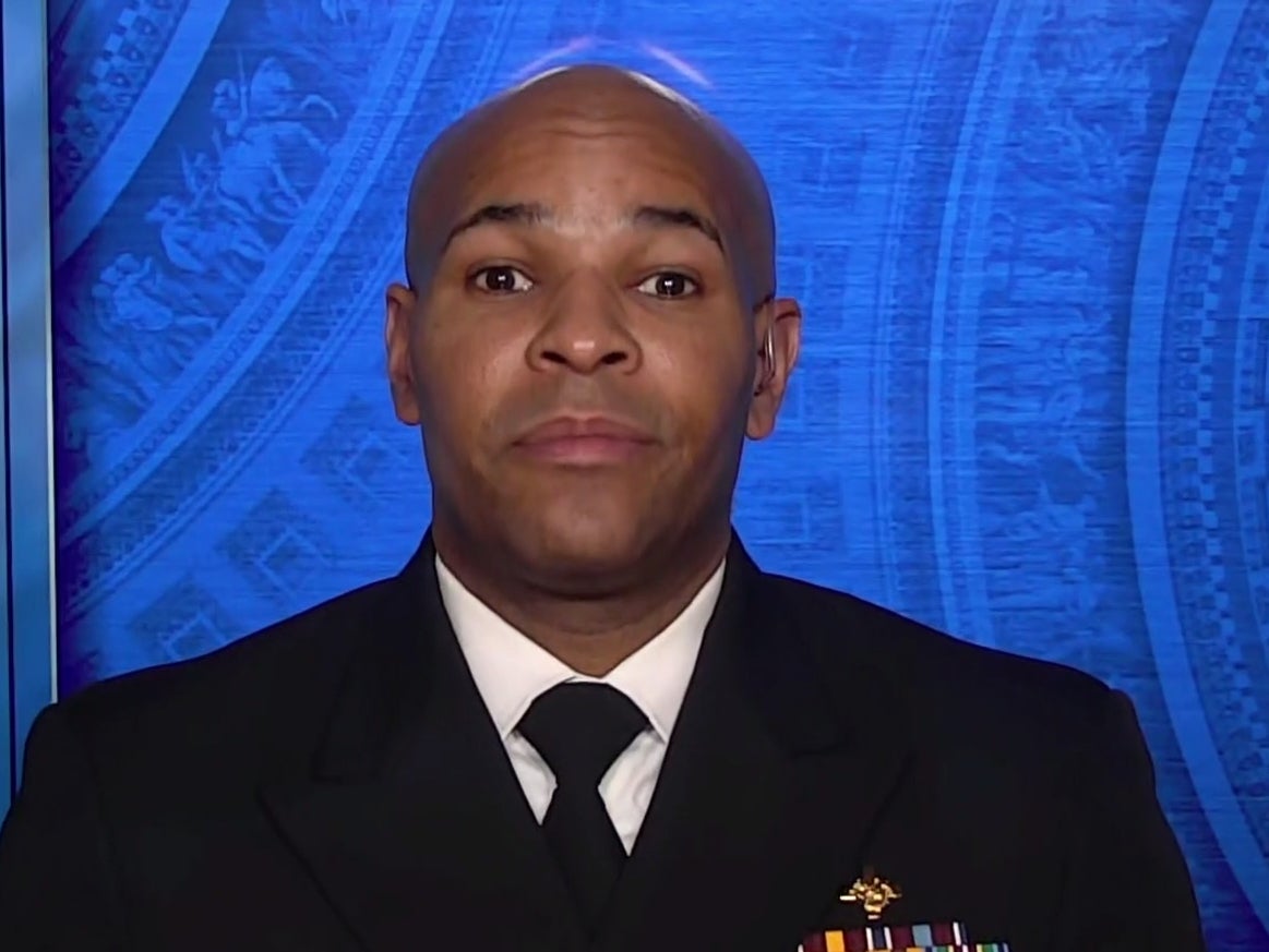 US surgeon general Jerome Adams speaking to Face the Nation on Sunday 20 December