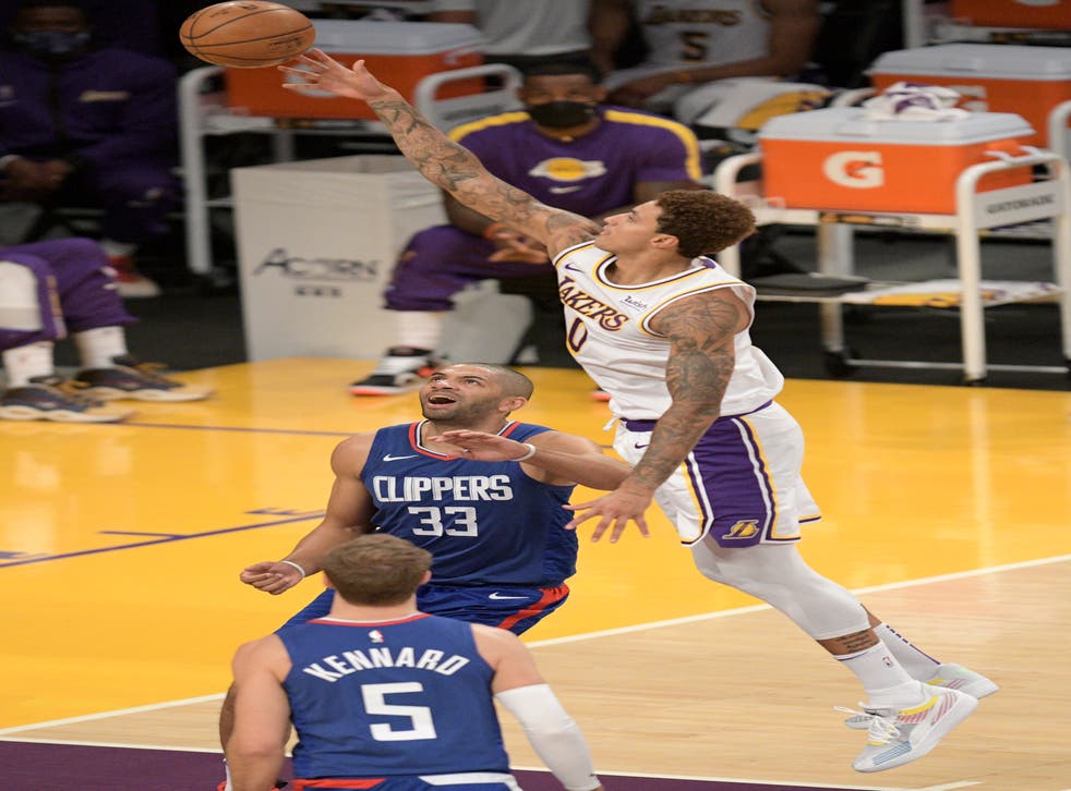 <p>El alero Kyle Kuzma llega a un acuerdo de extensión de contrato por tres años</p>