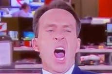 BBC journalist Ben Brown apologises after being caught yawning on air