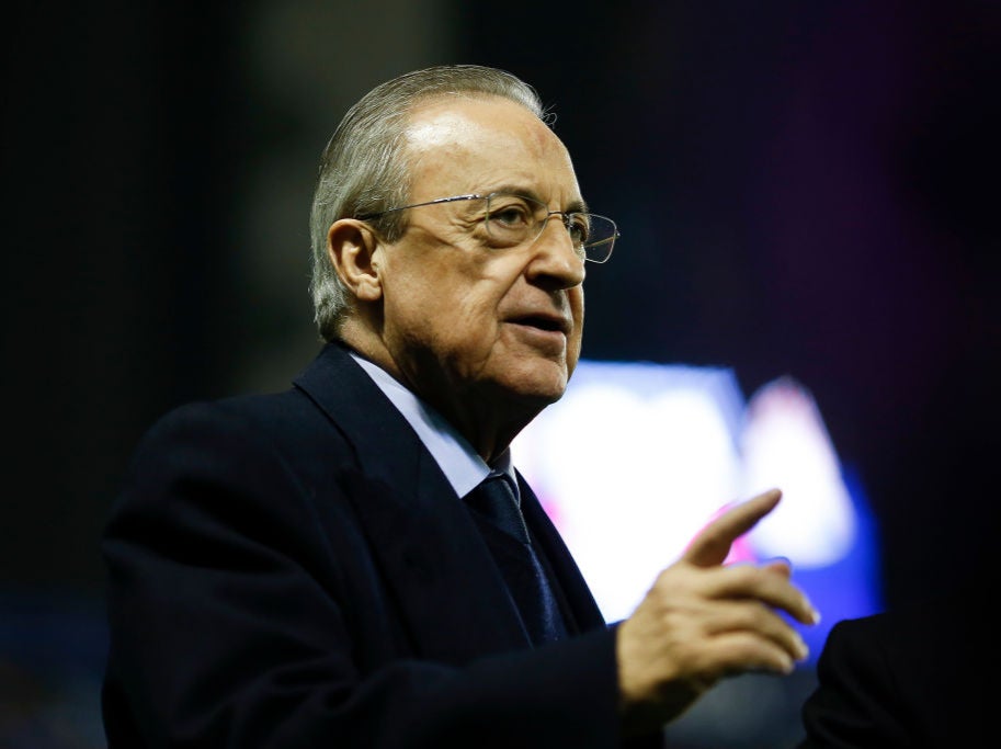 Real Madrid president Florentino Perez has been a key backer