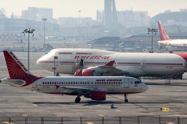 <p>File photo: Air India passenger planes seen at the Chhatrapati Shivaji International Airport in Mumbai, India</p>