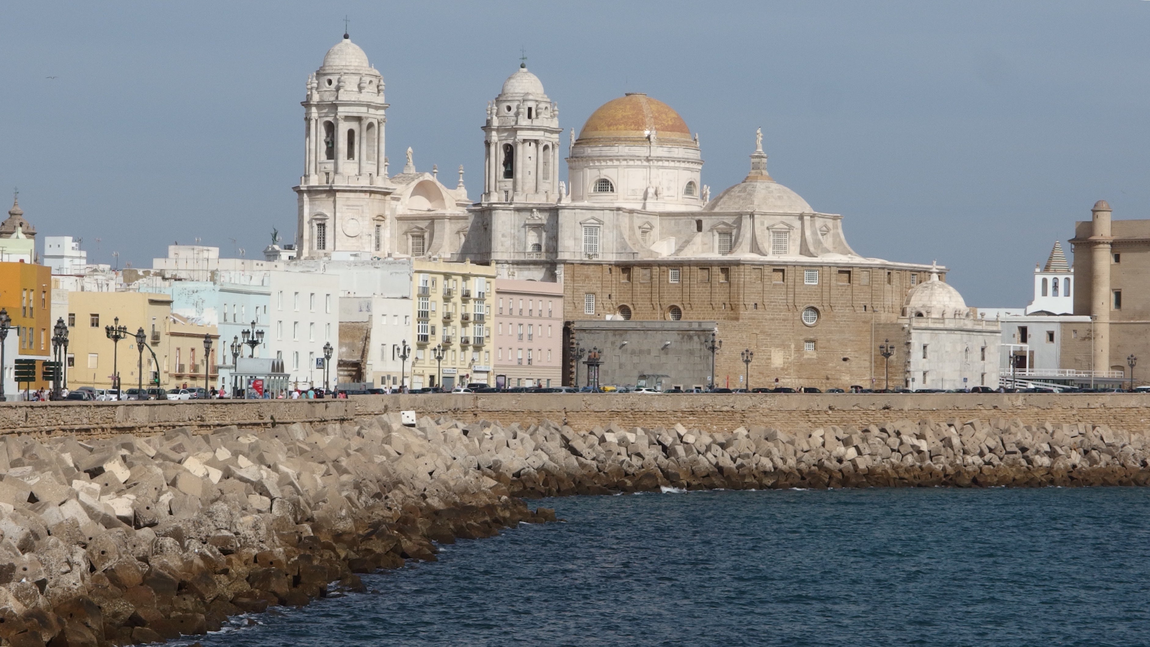 Distant dream: Cadiz in southwest Spain, one of the dozens of countries with a ban on UK arrivals