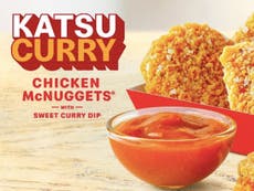 McDonald’s to launch katsu chicken nuggets