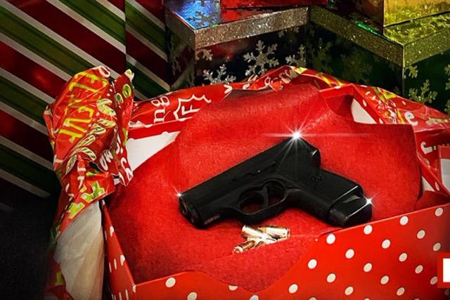 <p>NRA urges Americans to wrap guns for under the tree this Christmas</p>