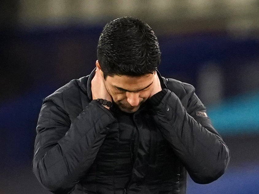 Arteta is under pressure to turn Arsenal’s season around