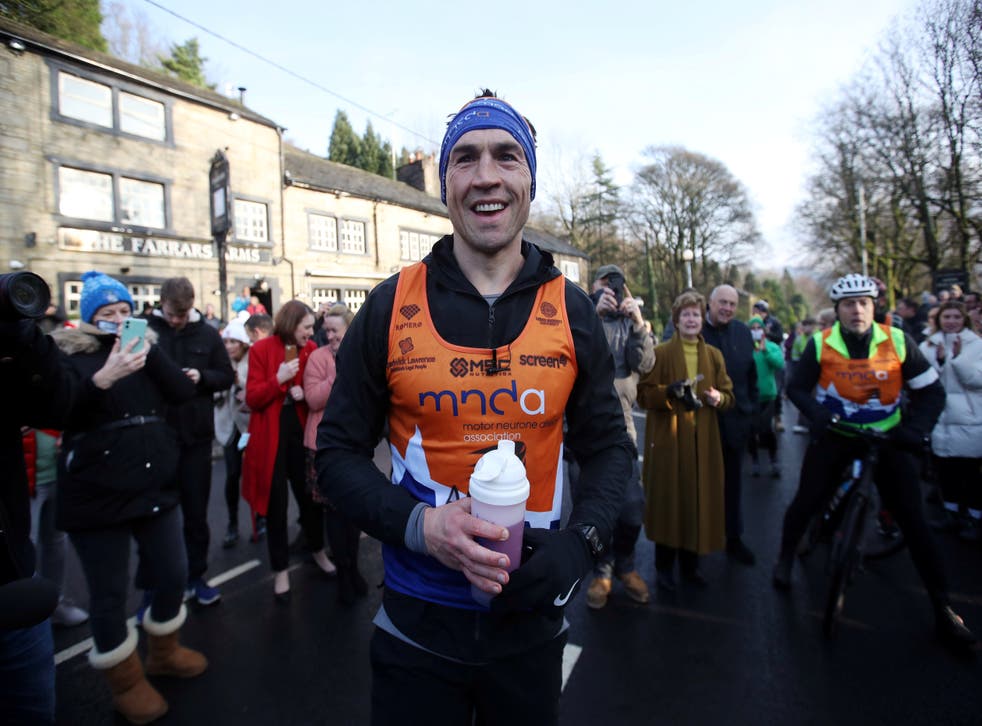 <p>Sinfield raised £2.7m last year by running seven marathons in seven days</p>