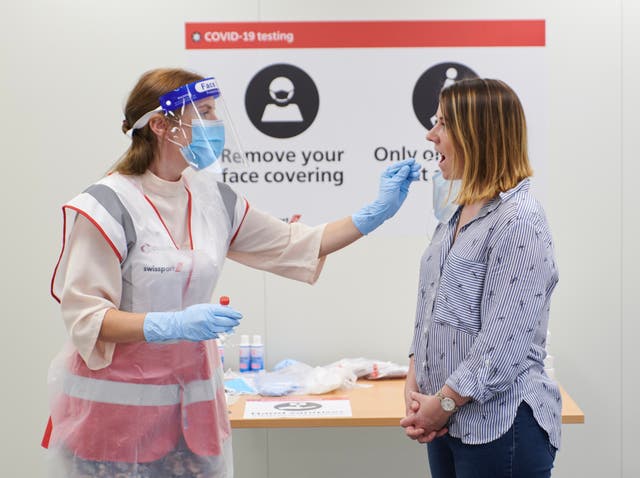 <p>Testing has so far not been required for UK arrivals</p>