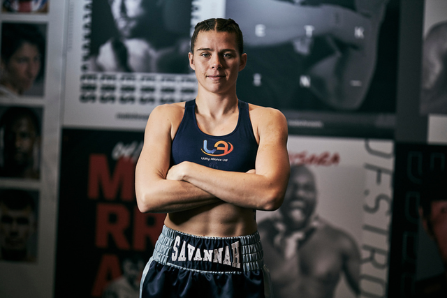 <p>Savannah Marshall won a first world title in October</p>