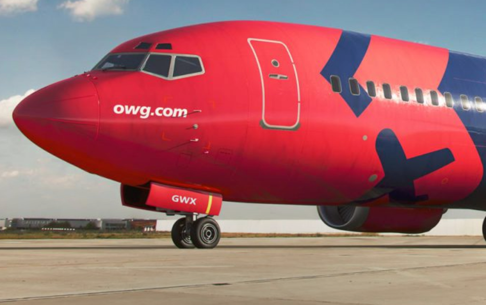 Old timer: OWG is a new airline with a 30-year-old plane
