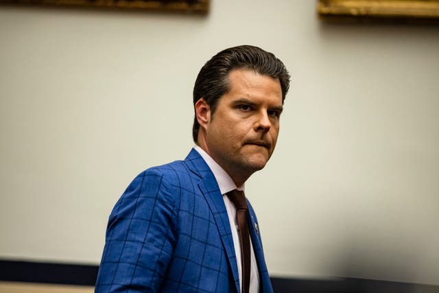 Congressman Matt Gaetz is one of ‘dozens’ of Republicans supporting efforts to overturn the 2020 election results in some states.