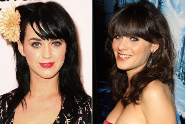 <p>Katy Perry admits she used to pose as Zooey Deschanel to get into clubs.</p>