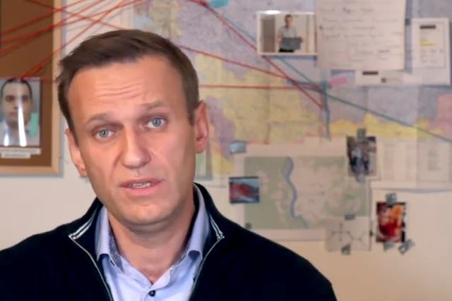 <p>Líder opositor ruso Alexei Navalny</p>