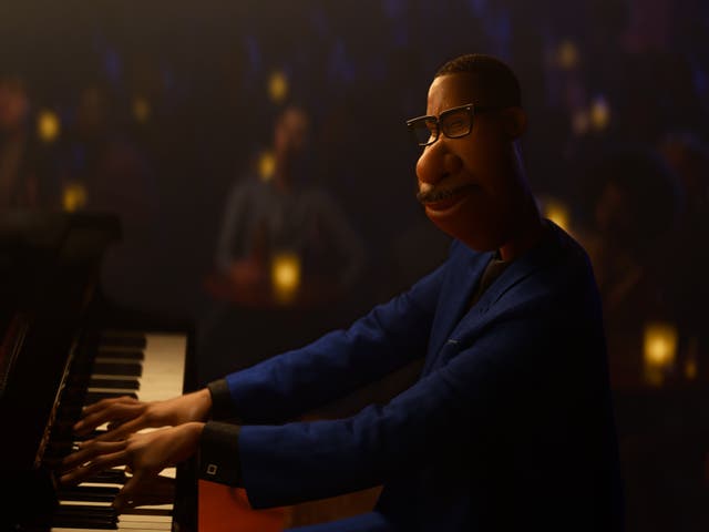 <p>In ‘Soul’, Joe Gardner (voiced by Jamie Foxx) is a middle-school band teacher whose true passion is playing jazz</p>