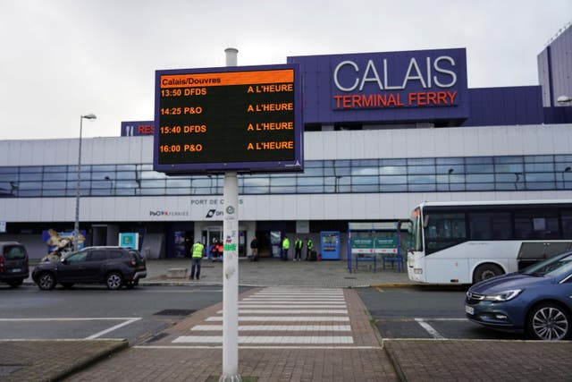 <p>Go slow? UK passport checks for travellers to Dover and Folkestone take place in Calais and Dunkirk </p>