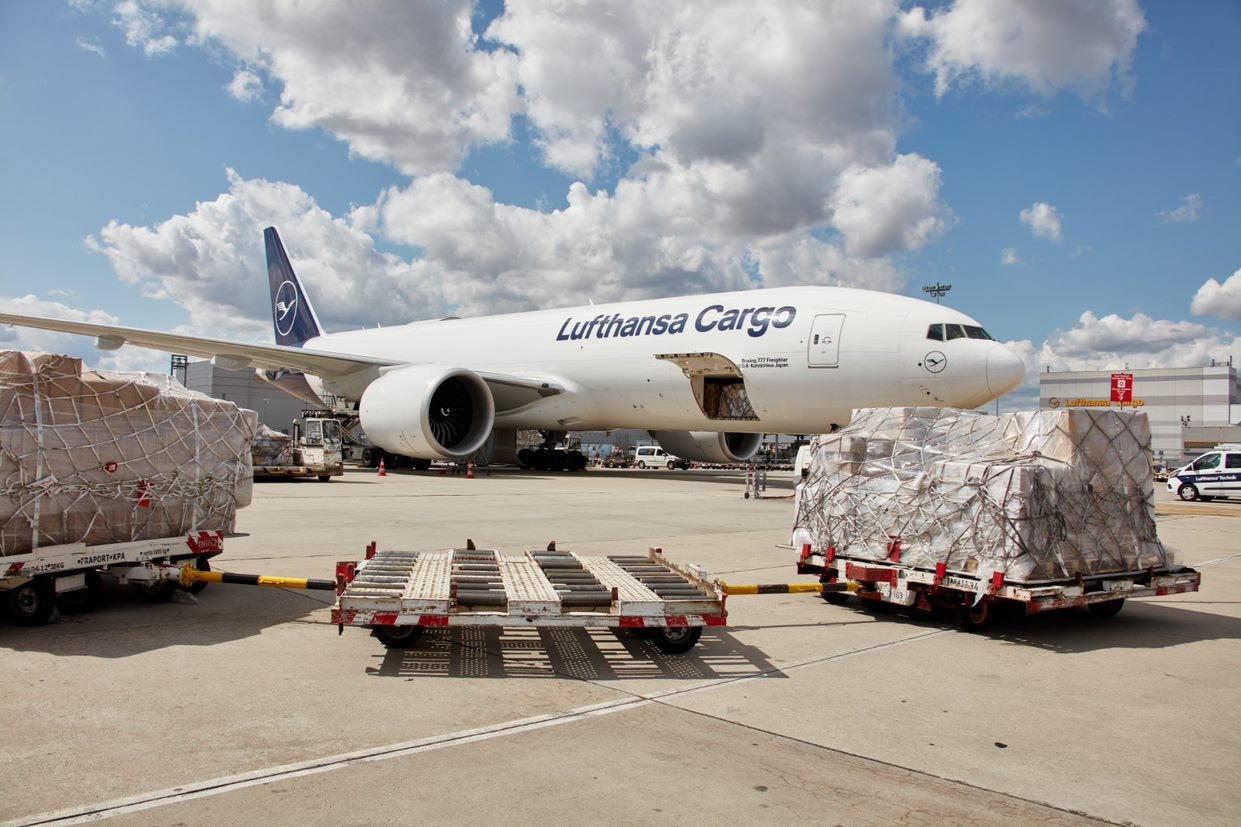 Air lift: Germany’s national airline has flown 80 tons of fruit and veg to Yorkshire