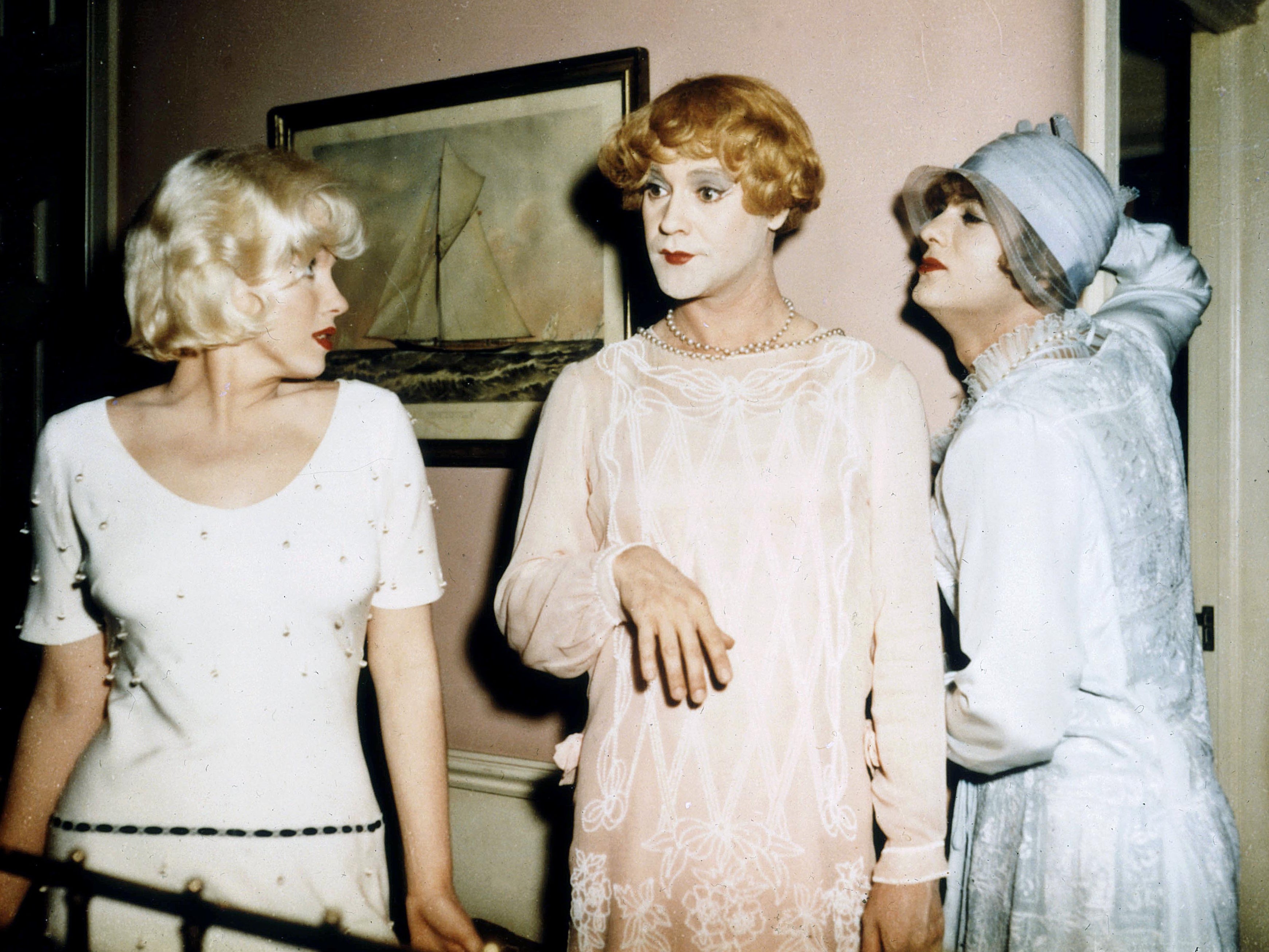 Marilyn Monroe, Tony Curtis and Jack Lemmon in ‘Some Like it Hot’
