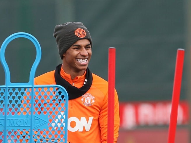 El delantero del Manchester United Marcus Rashford