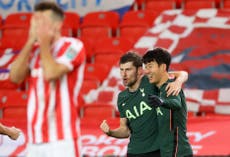 Davies and Kane seal Spurs win over Stoke to reach Carabao Cup semis