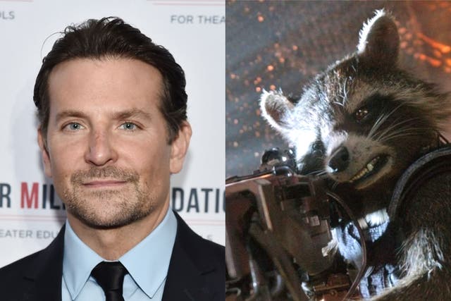 Bradley Cooper, and Guardians of the Galaxy’s Rocket Raccoon