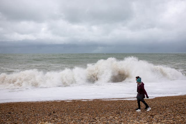 <p>People in England have been warned about a danger to life from large waves over the weekend</p>